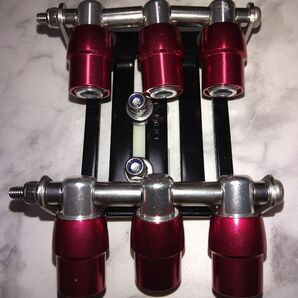 後付セフ用 黒ループ+スライダー付きビットホルダープレート(2段6連)