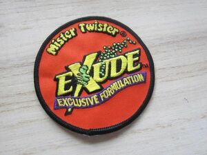 Mister Twister ミスターツイスター EXUDE ワッペン/バス釣り タックル 海釣り ベスト キャップ バッグ カスタム 45