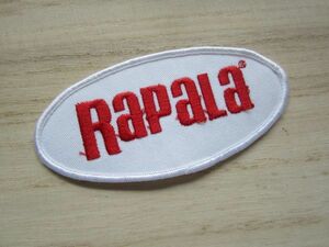 Rapala ラパラ ロゴ 赤 ワッペン/釣り バス釣り ライフジャケット キャップ バッグ カスタム 45