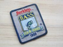 BASS Berkley TOUR SERIES バスマスター！バークレイ ツアーシリーズ ワッペン/バス釣りライフジャケット キャップ バッグ カスタム 44_画像1