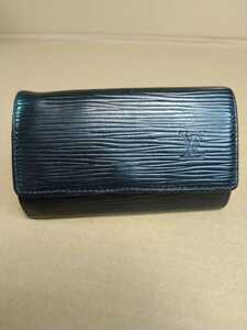 中古 ジャンク LOUIS VUITTON ルイヴィトン エピ 6連キーケース 黒 ヴィンテージ Louis Vuitton keycase 送料無料