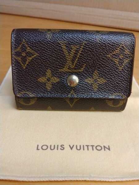 中古 LOUIS VUITTON ルイヴィトン もの 小銭入れ カードケース 保存袋付き Louis Vuitton coin & cardcase 送料無料