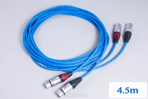  Belden BELDEN 1800F XLR баланс линия * кабель L/R пара 4.5m жакет цвет синий 