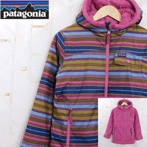 パタゴニア patagonia■リバーシブルジップジャケット■ジャンパー　ブルゾン■ピンク×カーキ×ネイビー　アウトドア　※1d23230