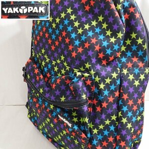  Yakpak YAK PAK# rucksack Day Pack colorful . star total pattern outdoor unisex *2414496