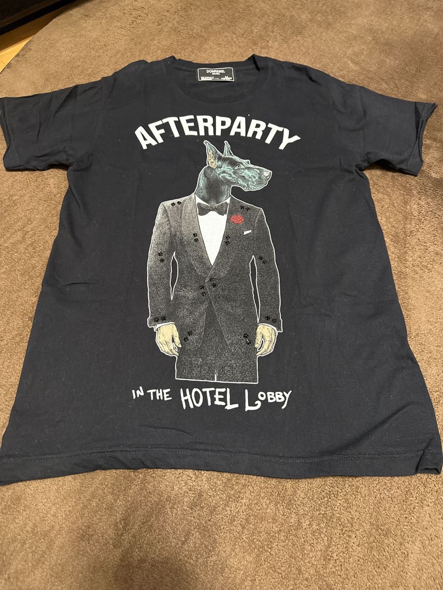 DOMREBEL ドムレーベル】 Tシャツ コットン カットオフ パンクロック