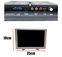 10.1インチ 防犯カメラ用 モニター HDMI RCA BNC VGA 防犯 カメラ 液晶 セキュリティ 監視 ワイド 画面_画像3