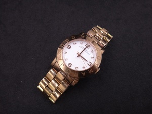 [ normal operation ]MARC JACOBS Mark Jacobs wristwatch AMY Amy pink gold stainless steel 