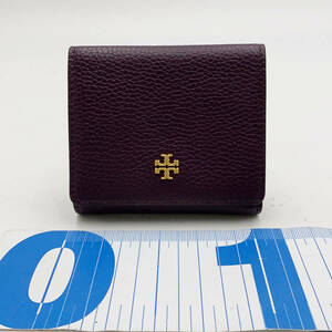 ◆◇超美品　TORY BURCH トリーバーチ 3つ折り財布 財布・小物類　レザー パープル　紫◇◆