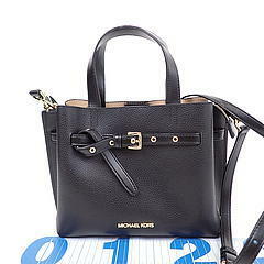 ◆◇美品　MICHAEL KORS　バッグ・ポーチ マイケル・コース ショルダー　２ＷＡＹ　ブラック レザー　ストラップ付◇◆