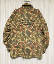 美品☆[90's Wtaps×A BATHING APE] 初期 1997年 M65 roguesqd カモフラ ミリタリージャケット XL 迷彩 wmilspwc エイプ ダブルタップス_画像2