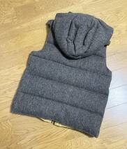 [JELADO×COLIMBO] 定価50,380 HARRIS TWEED DOWN VEST ウール ダウンベスト M ジェラード JGW-1004 コリンボ_画像2