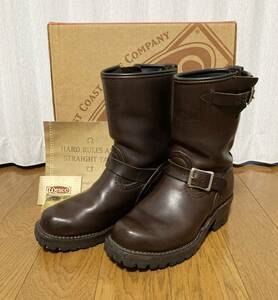  прекрасный товар *[WESCO] 90 годовщина THE BOSS Boss кожа engineer boots 6E steel нет Brown кожа подкладка Wesco 