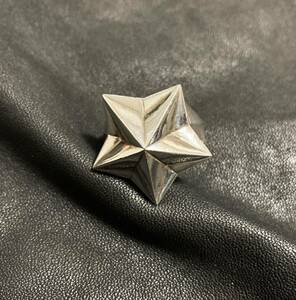 [WACKO MARIA×WOLF'S HEAD] 定価77,000 STAR RING TYPE-1 シルバースターリング 23号 SV925 ワコマリア ウルフズヘッド