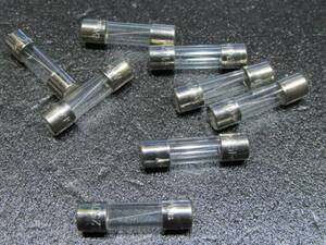 ガラス管ヒューズ ミゼット(φ5.2mm20mm) 250V 同値50個入り