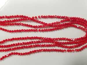  Swarovski beads red 3 soroban type 4 millimeter 