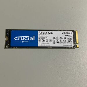 Crucial P2 M.2 NVMe SSD 2TB CT2000P2SSD8 フォーマット有