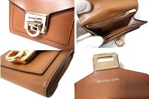 【中古】MICHAEL KORS マイケルコース　小銭財布　小物入れ　カード入れ　パスケース　レザー_画像3