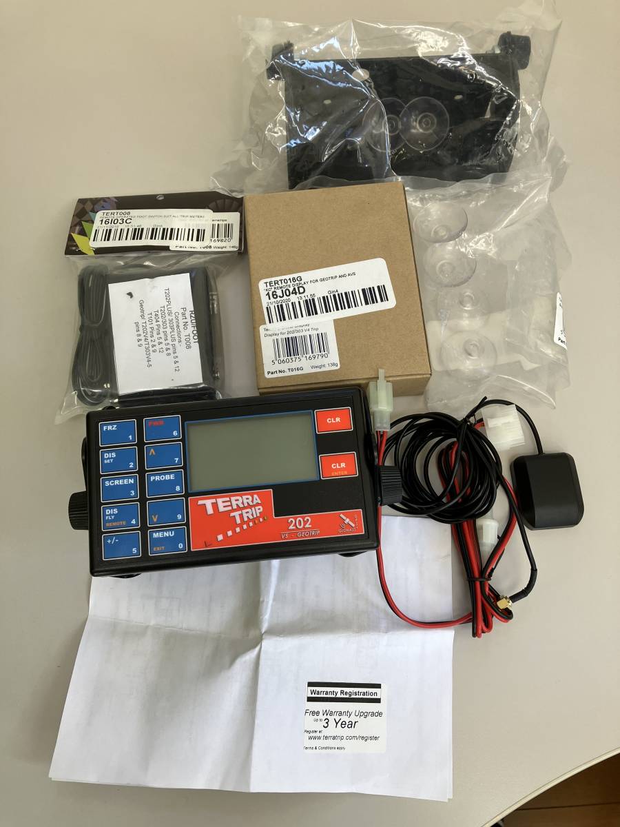 ジャンク品 MAP TWIN TRIP AVCO社製 アブコ ラリーコンピューター www