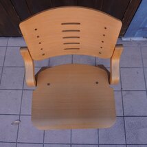Formio フォルミオ ビーチ材 デスクチェア ナチュラル 調整可 デンマーク 北欧スタイル 学習椅子 キッズチェア 子供用 ブナ材 CL317_画像3