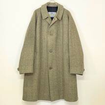 希少《 AQUASCUTUM / 一枚袖 》60s 70s 極上品【 アクアスキュータム スコティッシュツイード バルマカーンコート 46REG ビンテージ 】_画像9