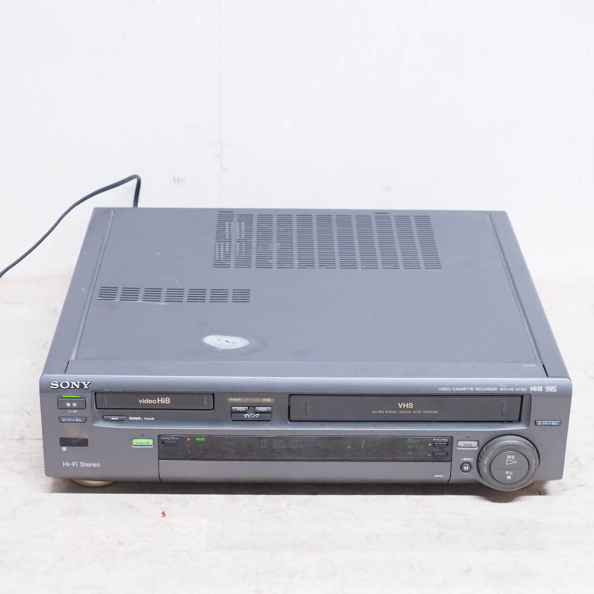 ライトブラウン/ブラック 【希少品】SONY EV-BS3000 NTSC video Hi-8