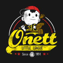 【ロングTシャツ】　『Onett Little League』　MOTHER2　オネット　ネス　ブラック　S／M／L／XL_画像2