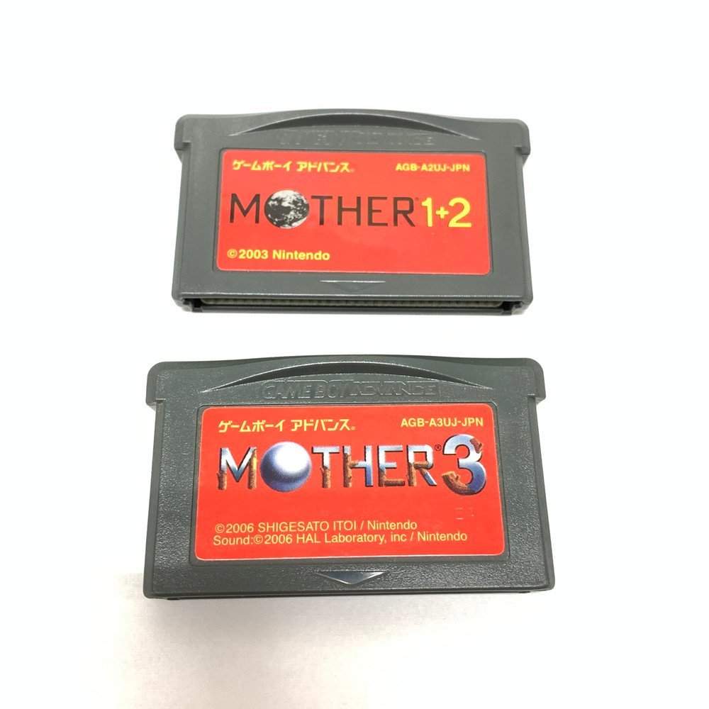 GBAソフト MOTHER 1+2 & MOTHER 3 2本セット 動作確認済