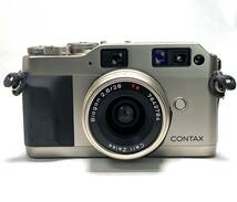 【コレクター防湿庫保管】CONTAX コンタックス G1 G-1 ビオゴン Carl Zeiss Biogon 2.8/28 T フィルムカメラ 純正ケース他_画像2