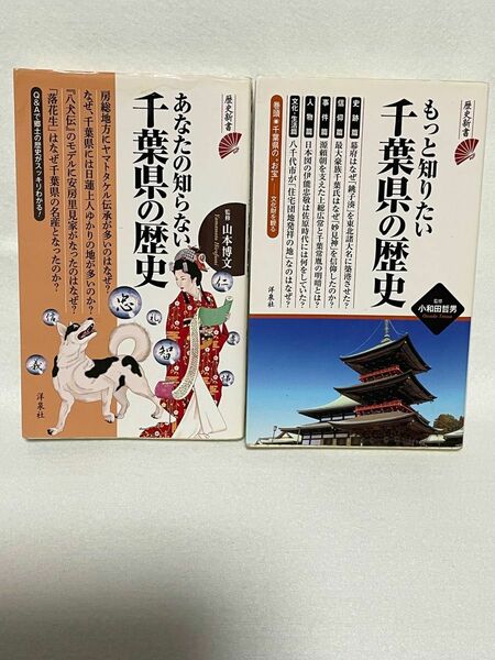 あなたの知らない千葉県の歴史ともっと知りたい千葉県の歴史　まとめ売り　洋泉社