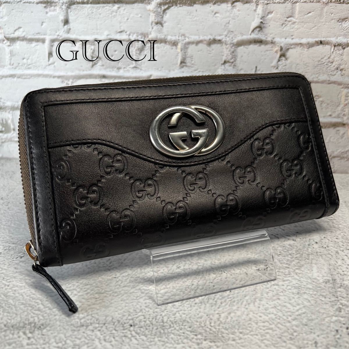 新品同様‼️ グッチ GUCCI 財布 長財布 ソーホー ラウンドファスナー-