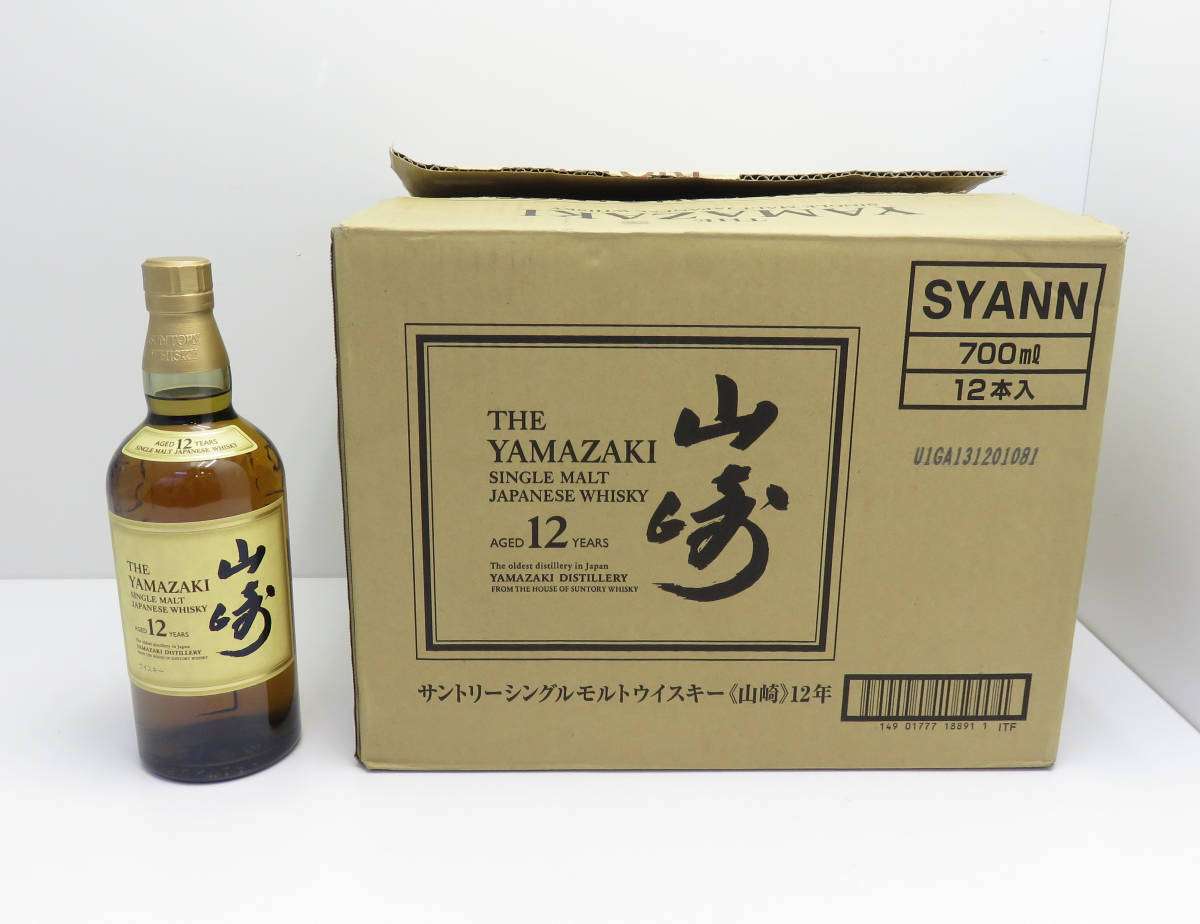 ヤフオク! -「山崎 12年 12本」(日本) (ウイスキー)の落札相場・落札価格