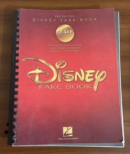 輸入楽譜 ★ ディズニー フェイクブック 240曲 Disney Fake Book メロディー コード 英語歌詞