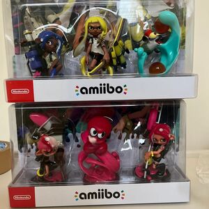 amiibo トリプルセットx2 タコガール/タコ/タコボーイ オクトリング/インクリング/コジャケ　スプラトゥーンシリーズ　新品