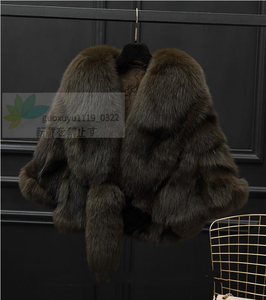  ultimate beautiful goods * feeling of luxury overflow * genuine article * top class ^ fox jacket lady's fur real fur coat 