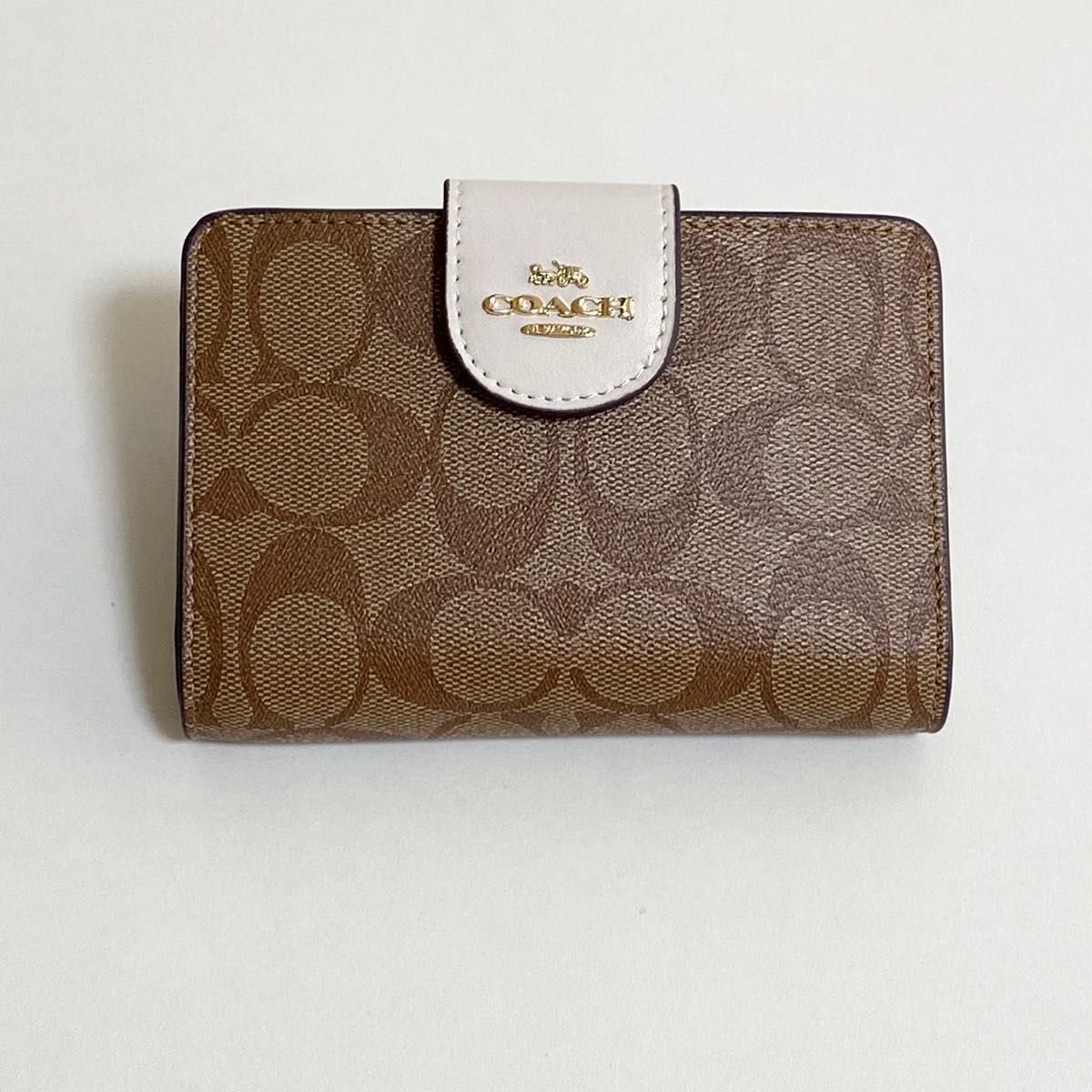 美品 ロエベ ケン プライス コンパクト ジップウォレット 二つ折り財布