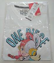 劇場版 ワンピース『ONE PIECE FILM RED』ウタ Tシャツ Lサイズ ホワイト タグ付き新品未開封_画像1