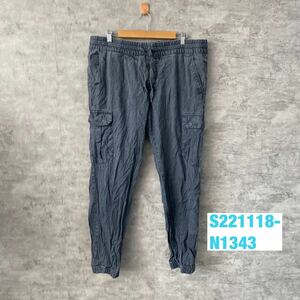 MOSSIMO グレー イージーパンツ スウェット L 実寸37in RN 17730 USA 海外輸入 古着 S221118-N1343