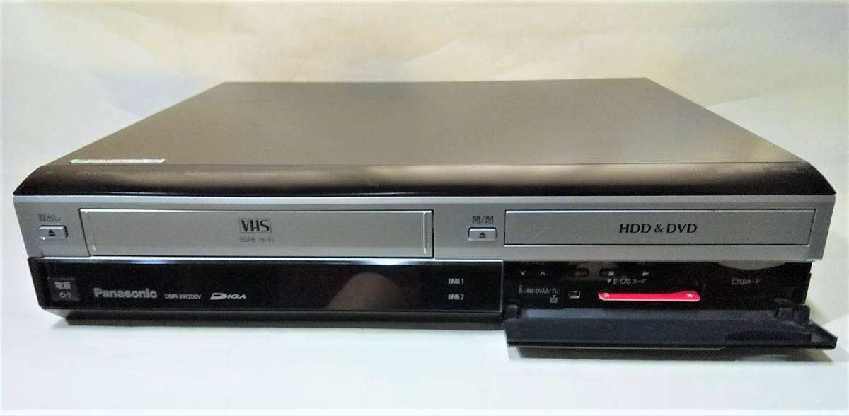 日本製 2ウェイ F063 ☆美品Panasonic DMR-XW200V VHSビデオ一体型