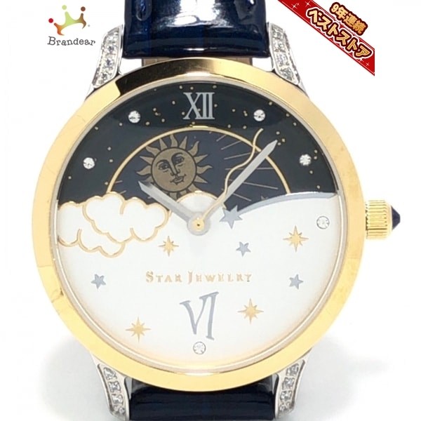 としたセレクトショップ 79 スタージュエリー時計 レディース腕時計 ムーンフェイズ ゴールド 人気