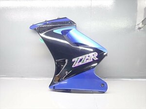 βDL06-2 カワサキ ZZ-R250 ZZR EX250H (H4年式) 絶版！ 純正 ミドルカウル サイドアンダーカウル 左 破損部有り！