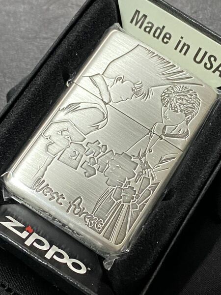 zippo 今日から俺は シルバー 2面刻印 アニメ 希少モデル 2022年製 ケース 保証書付き