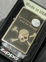 zippo ドクロ スワロフスキー 限定 300個 限定品 希少モデル 2006年製 シリアルナンバー 希少1桁 NO.001/300 ケース 保証書付き_画像1