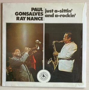 LPA21144 ポール・ゴンザルヴェス、レイ・ナンス PAUL GONSALVES / just a-sittin' and a-rockin' 輸入盤LP 盤良好 オランダ盤