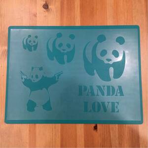 No.95 stencil seat pan da.. Chan bear Chan man front stencil plate 