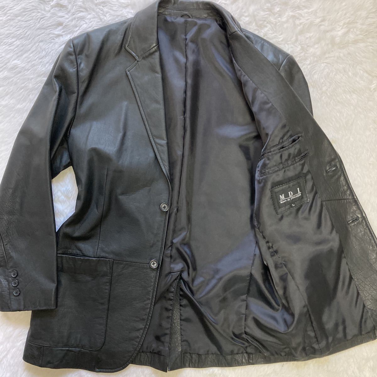 ヤフオク! -牛革レザーテーラードジャケットの中古品・新品・未使用品一覧