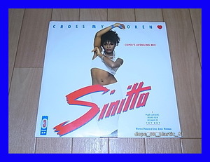 SINITTA / CROSS MY BROKEN HEART / TOY BOY (BRAND NEW MEGAMIX)/ペラジャケ/UK-ORIGINAL/5点以上で送料無料、10点以上で10%割引!!!/12'