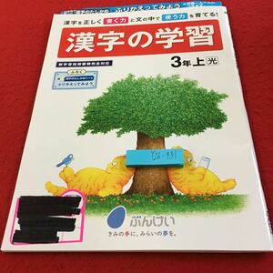 Y26-931 漢字の学習 3年生 ドリル 計算 テスト プリント 予習 復習 国語 算数 理科 社会 英語 家庭科 家庭学習 非売品 文溪堂