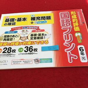 Y26-1001 国語プリント 6年生 ドリル 計算 テスト プリント 予習 復習 国語 算数 理科 社会 英語 家庭科 家庭学習 非売品 文溪堂