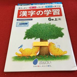 Z7-376 漢字の学習 6年生 ドリル 計算 テスト プリント 予習 復習 国語 算数 理科 社会 英語 家庭科 家庭学習 非売品 文溪堂